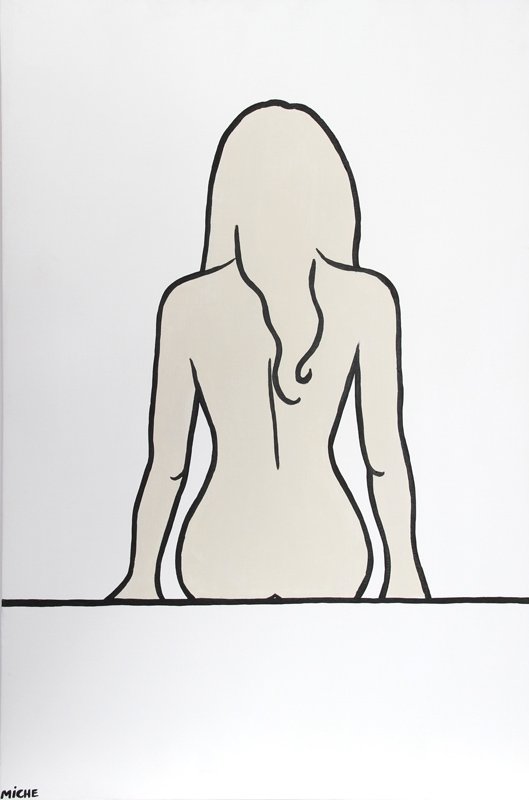 Miche Watkins, Sally, Acrylic Painting: Artist: Miche Watkins, British/South African (1953 - ) Title: Sally Year: 2010 Medium: Acrylic on Canvas, signed Size: 35 in. x 23.5 in. (88.9 cm x 59.69 cm)