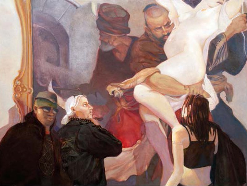 Valerie Hird, Cool Chick, Oil Painting: Artist: Valerie Hird, American (1955 - ) Title: Cool Chick Year: 2007 Medium: Oil on Linen, signed Size: 41 x 54 in. (104.14 x 137.16 cm)