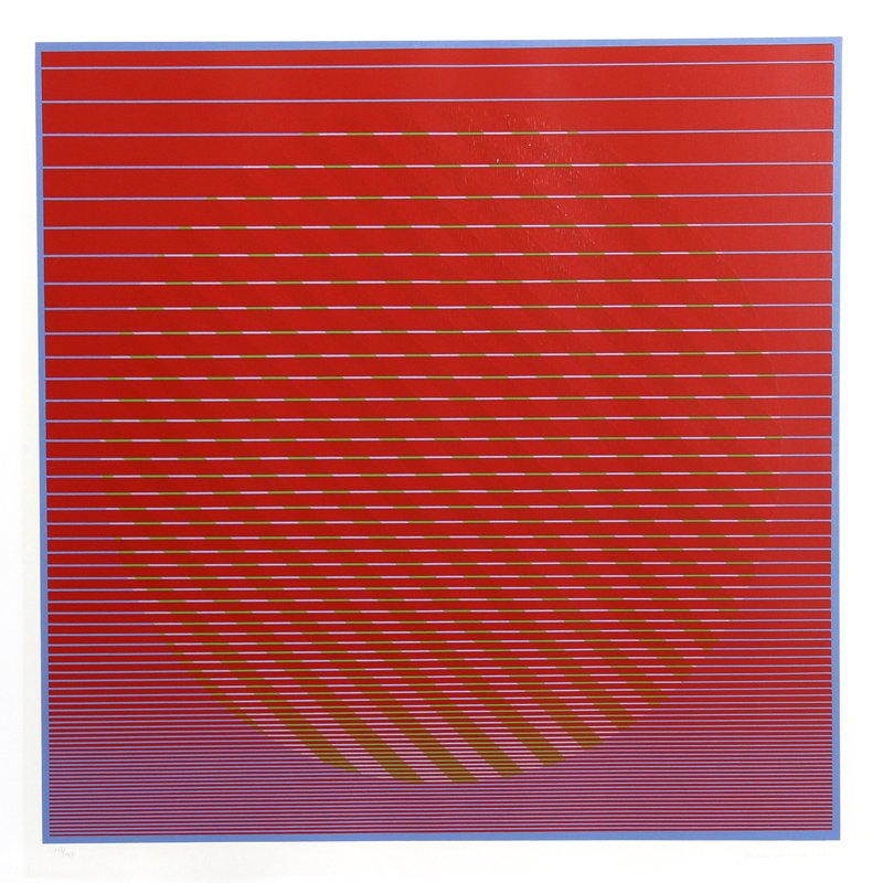 Julian Stanczak, Rising No.1 from Eight Variants, (1 of 1)