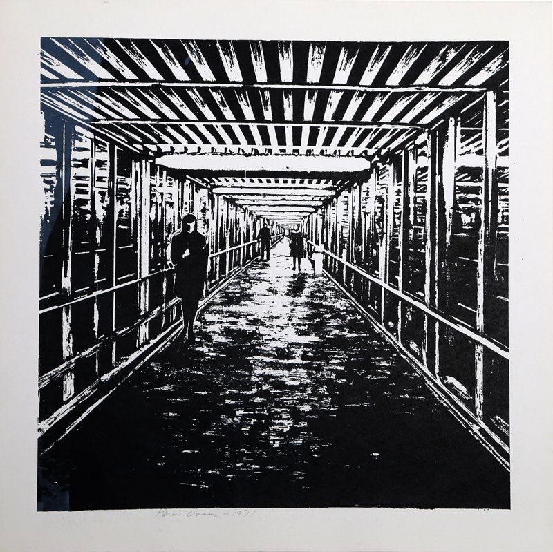 Roy Ahlgren, Pass Over (Black), Silkscreen (1 of 1)