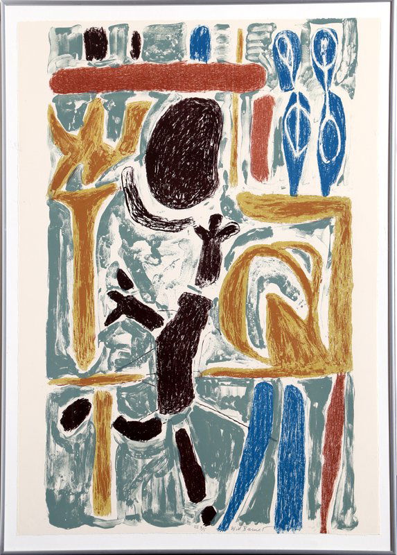 Will Barnet, Celebration, Lithograph Velvet (1 of 1)