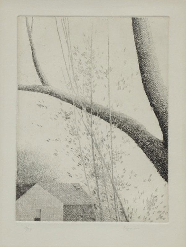 Robert Kipniss, Cross Hatch, Etching (1 of 1)
