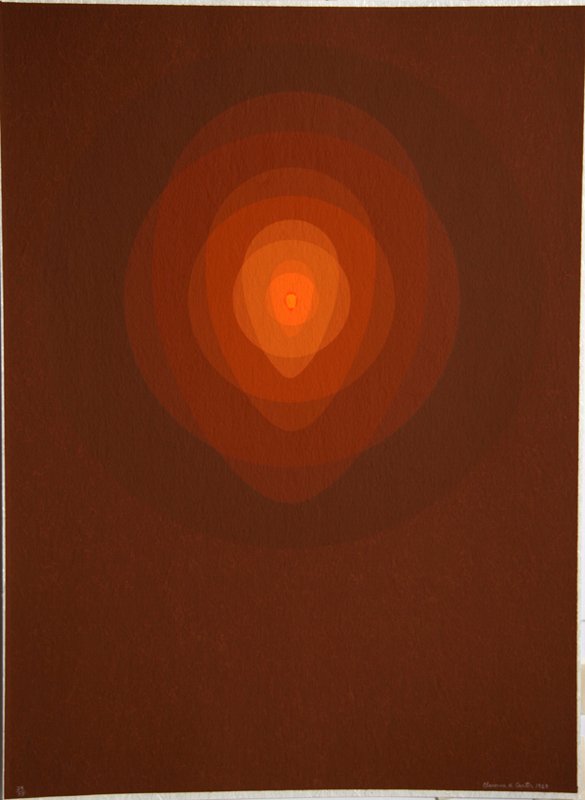 Clarence Holbrook Carter, Untitled - Red Mandala, (1 of 1)