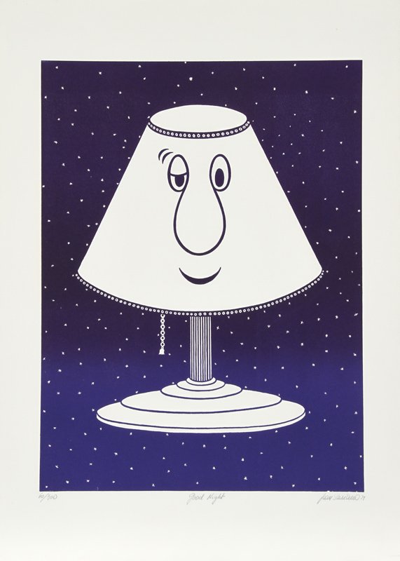 Jean Sariano, Good Night, Intaglio Aquatint Etching (1 of 1)