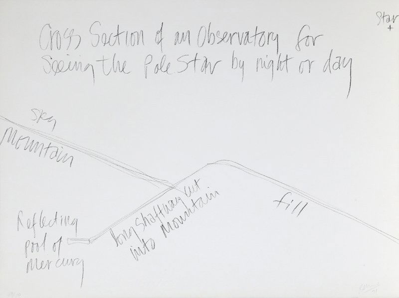 Robert Morris, Observatory from Conspiracy: The artist: Artist: Robert Morris, American (1931 - ) Title: Observatory from Conspiracy: The artist as Witness Year: 1971 Medium: Lithograph, signed and numbered in pencil Edition: 69/150 Size: 18 x 24 in. (45.7