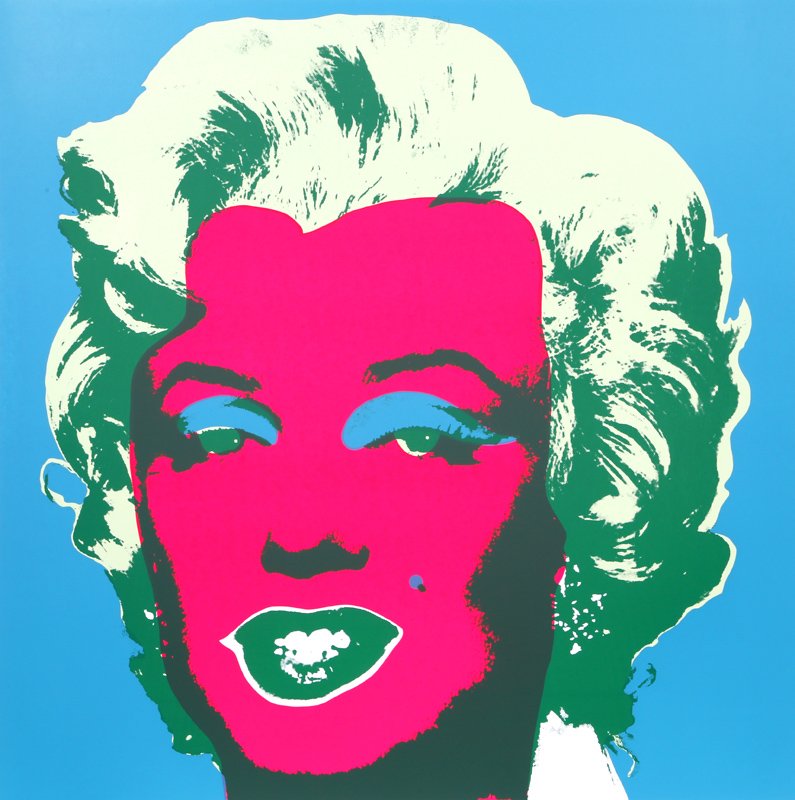 Andy Warhol, Marilyn Monroe 8, Serigraph, Sunday B. (1 of 1)
