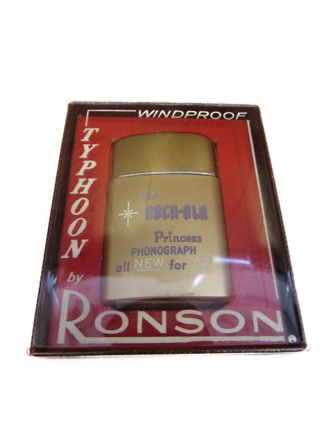 Ronson Lighter Advertising Rockola Princess Jukebox (1 of 2)