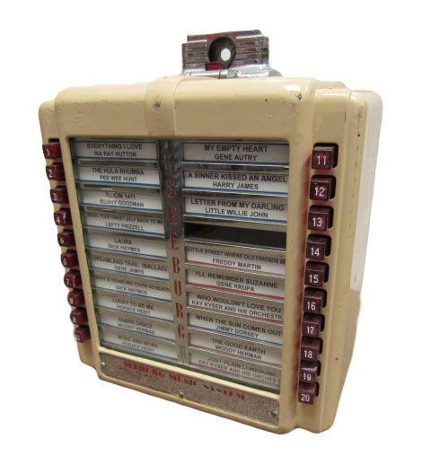 1946 Single Coin Entry Wired Seeburg Wallbox (1 of 1)