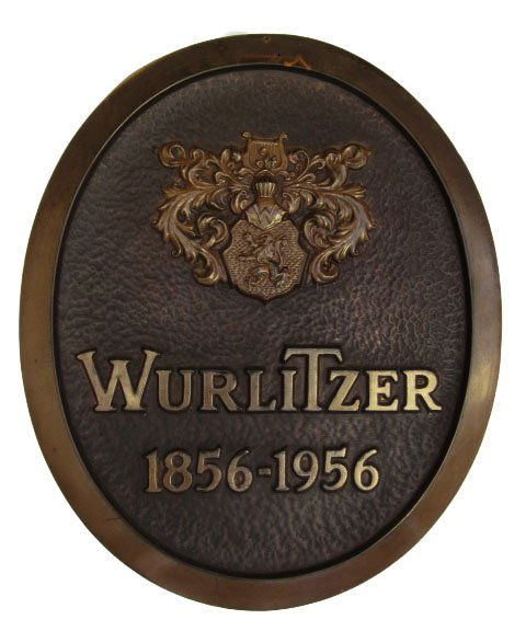 1956 Wurlitzer Centennial Jukebox Distributor Sign (1 of 2)