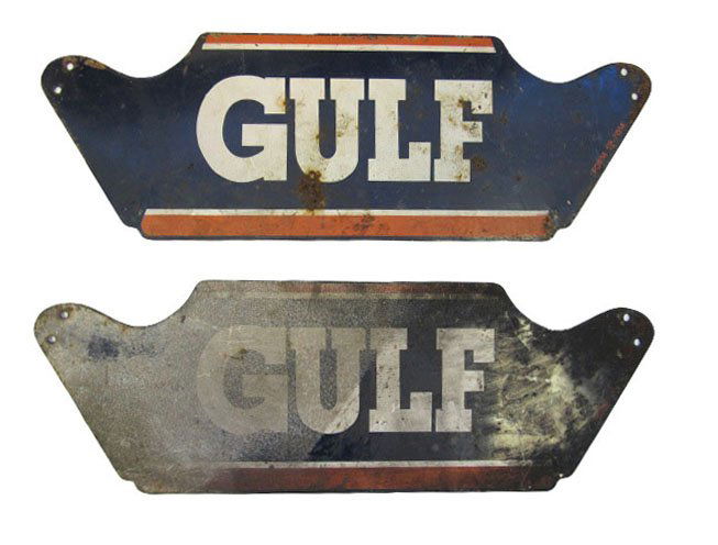 Gulf Oil Tire Display Signs (1 of 1)
