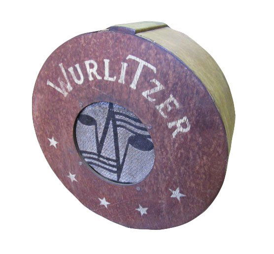 1946 Wurlitzer Round Brown Jukebox Speaker (1 of 1)