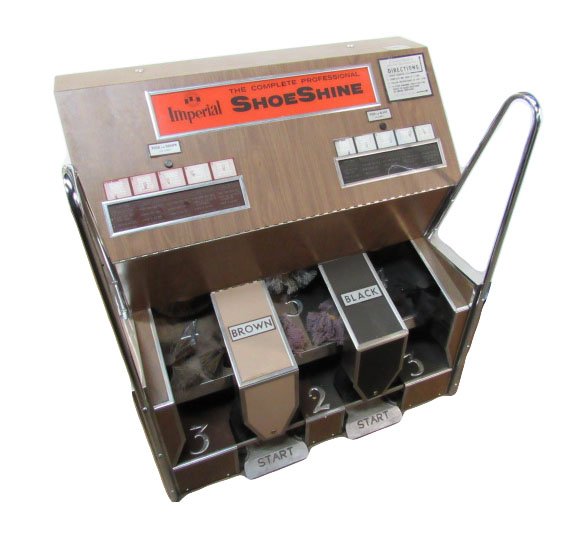 Imperial Coin-op Shoe Shine Vendor (1 of 1)