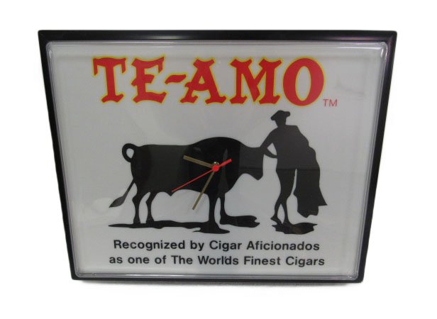 Te-Amo Cigar Advertising Clock (1 of 1)