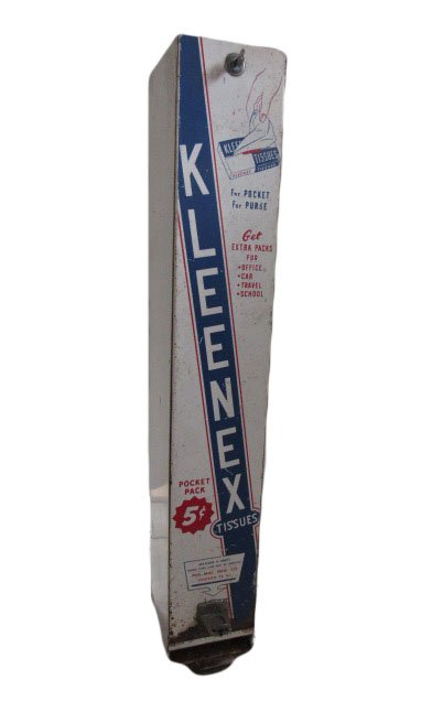 Kleenex Tissue Vending Machine Coin-Op Dispenser (1 of 1)