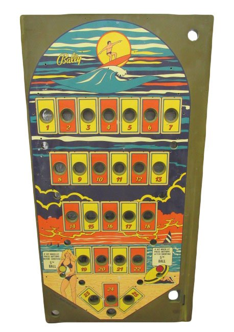 New Old Stock Bally Malibu Beach Bingo Pinball (1 of 2)