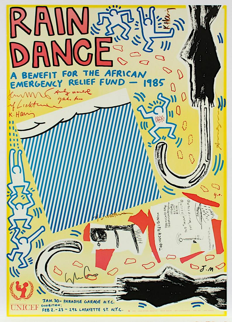 Basquiat HARING Warhol 限定2000 RAIN DANCE Keith Haring, Jean-Michel Basquiat, Andy Warhol, Roy