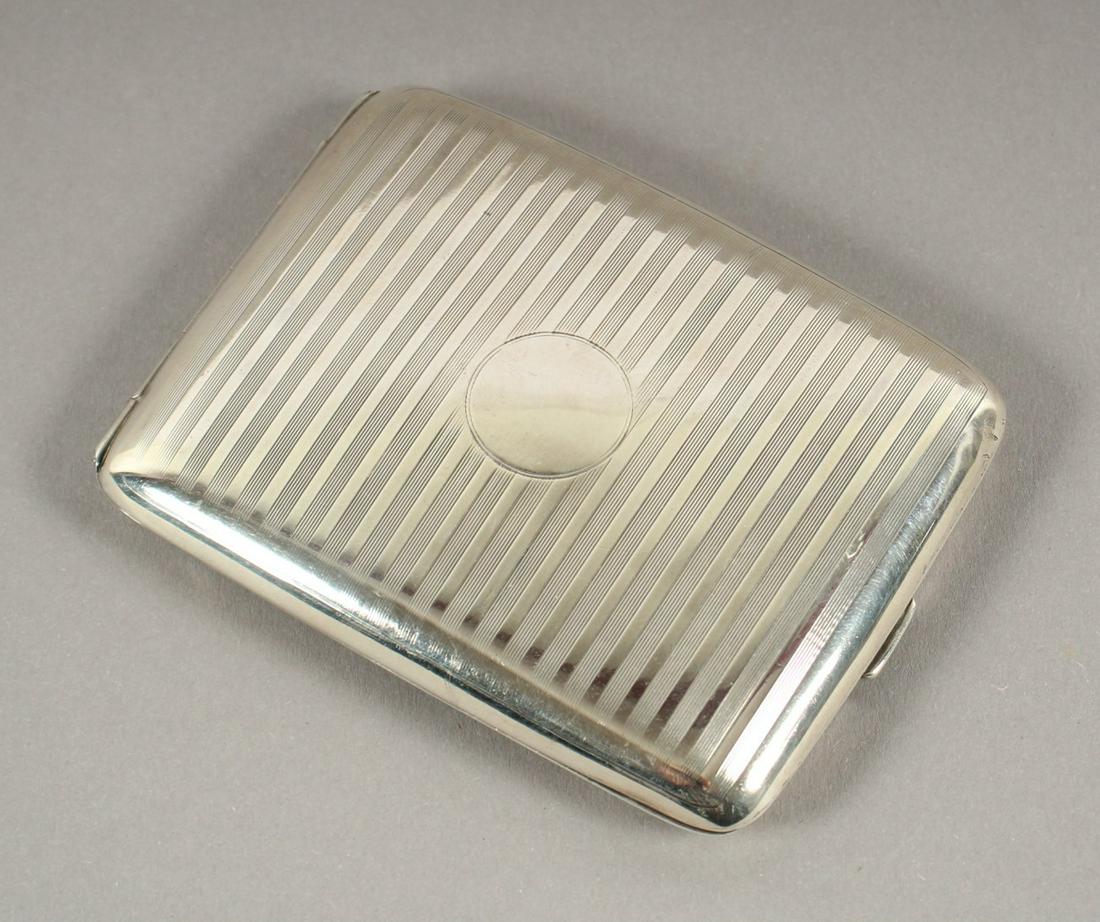 ZIGARETTENDOSE, 925/ooo, innen vergoldet, (1 of 2)