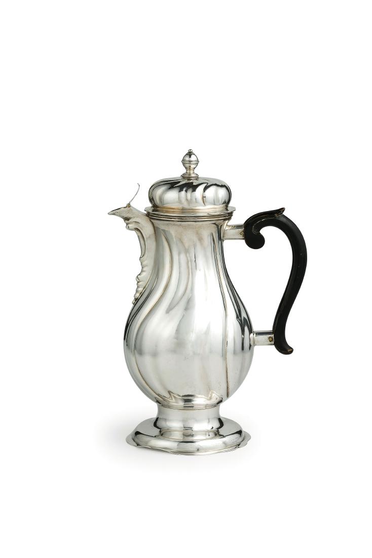 CIOCCOLATIERA IN ARGENTO, AUGSBURG, 1739-1741, ORAFO J. (1 of 1)