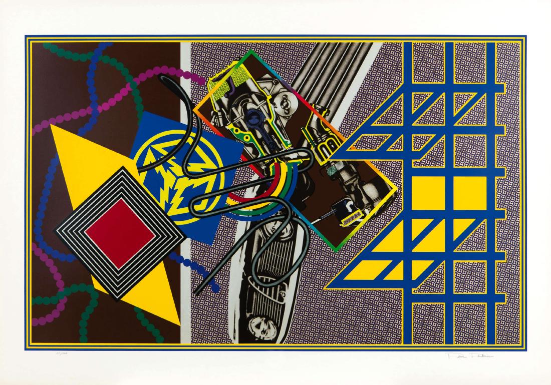 PETER PHILLIPS: Birmingham 1939 Senza titolo Serigrafia su carta, cm 70 x 100 Firmato in basso a destra e numerato in basso a sinistra Edizioni Plura Esemplare 10/100