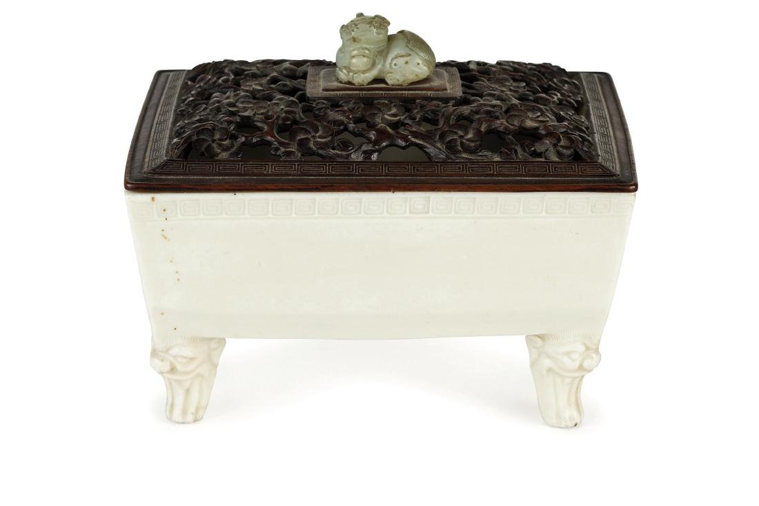 RARO BRUCIA PROFUMI RETTANGOLARE IN PORCELLANA (1 of 2)