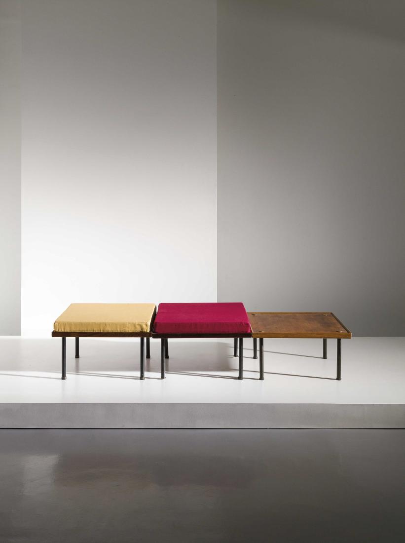 FABRIZIO BRUNO - THREE MODULAR LOW TABLES - SETTEE BY. (1 of 3)