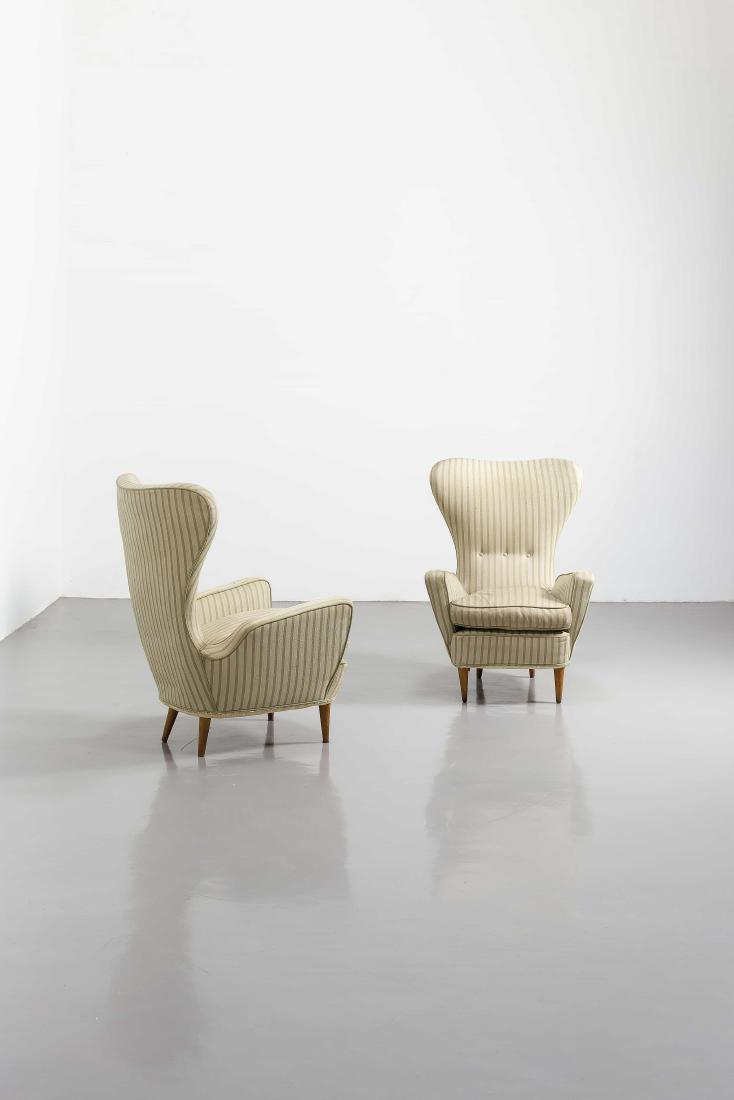 MANIFATTURA ITALIANA - A PAIR OF ITALIAN ARMCHAIRS - 2 (1 of 1)
