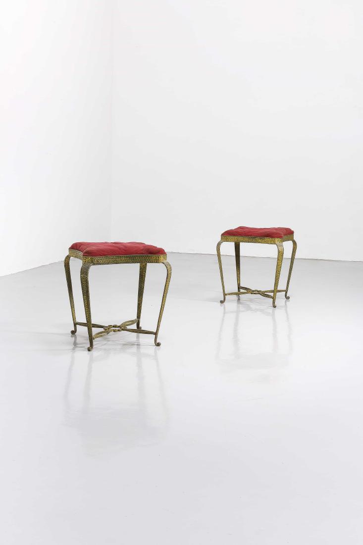 PIERLUIGI COLLI - A PAIR OF STOOLS BY P. COLLI - 2 (1 of 1)