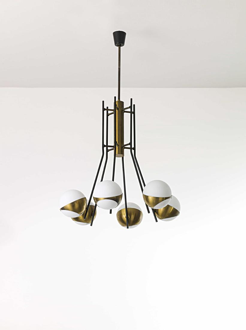 MANIFATTURA ITALIANA - AN ITALIAN CEILING LAMP - (1 of 1)