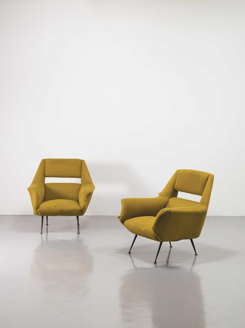 MANIFATTURA ITALIANA - A PAIR OF ITALIAN ARMCHAIRS - 2 (1 of 1)