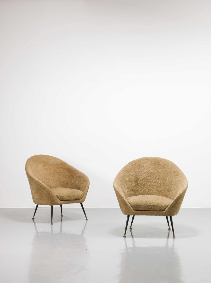 MANIFATTURA ITALIANA - A PAIR OF ITALIAN ARMCHAIRS - 2 (1 of 1)