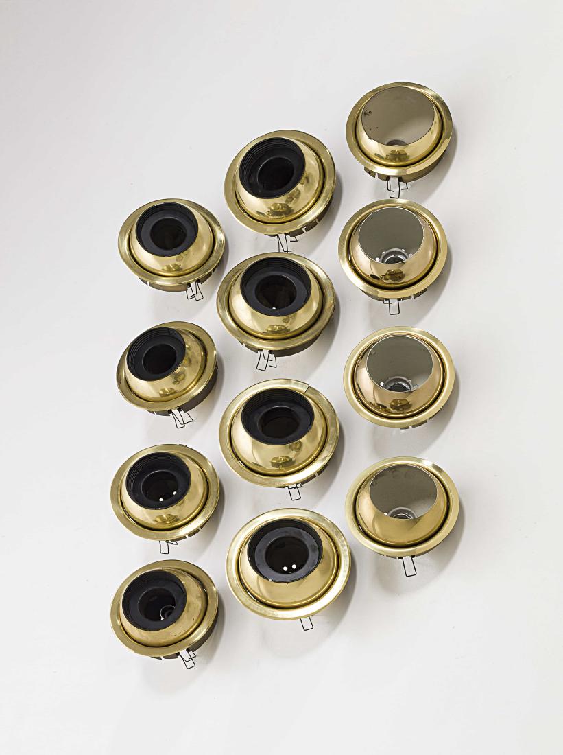 MANIFATTURA ITALIANA - TUELVE ITALIAN CEILING LIGHTS - (1 of 1)