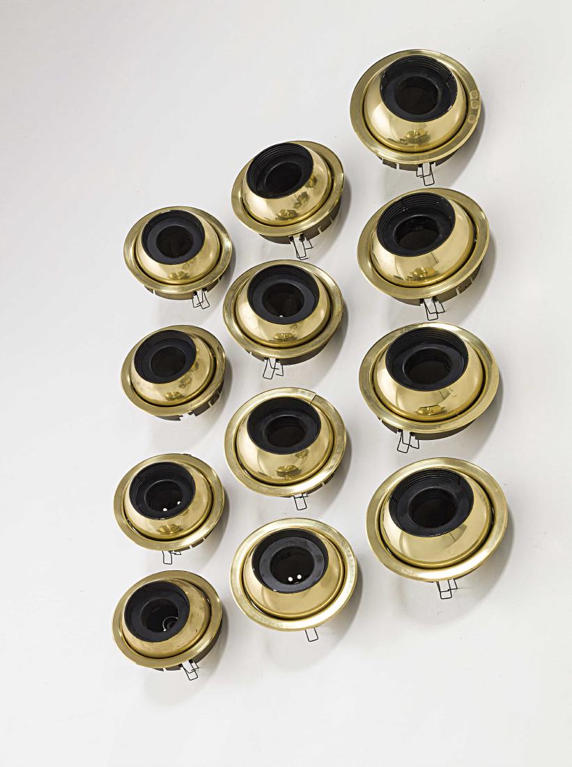 MANIFATTURA ITALIANA - TUELVE ITALIAN CEILING LIGHTS - (1 of 1)