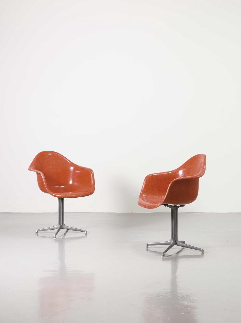 CHARLES & RAY EAMES - A PAIR OF ARMCHAIRS BY C. & R. (1 of 1)