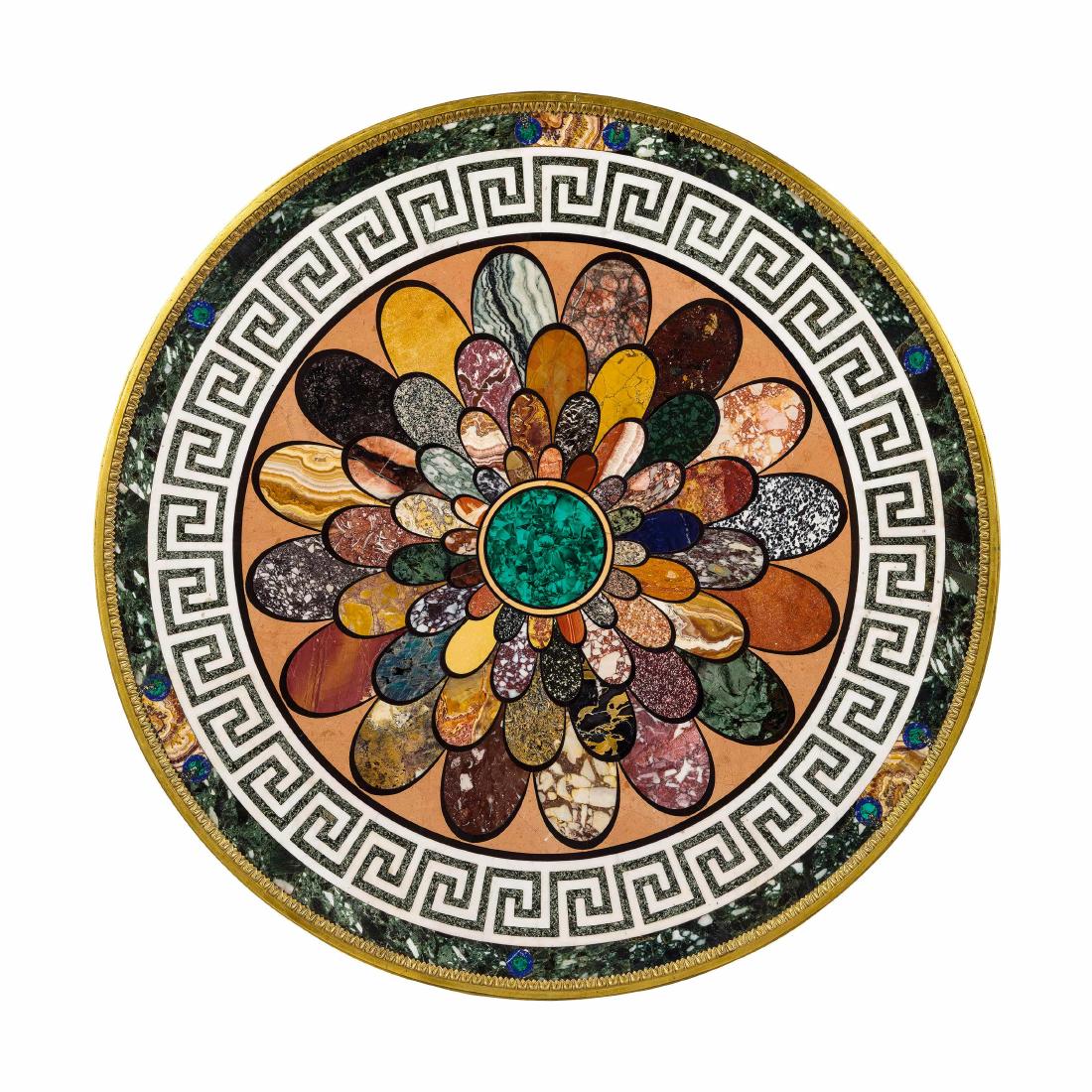 PIANO IN PIETRE DURE E SEMIDURE, XIX SECOLO (1 of 1)