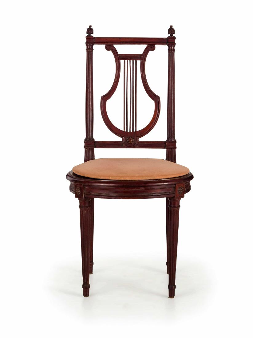 SEI SEDIE IN LEGNO DI MOGANO, XIX SECOLO (1 of 2)