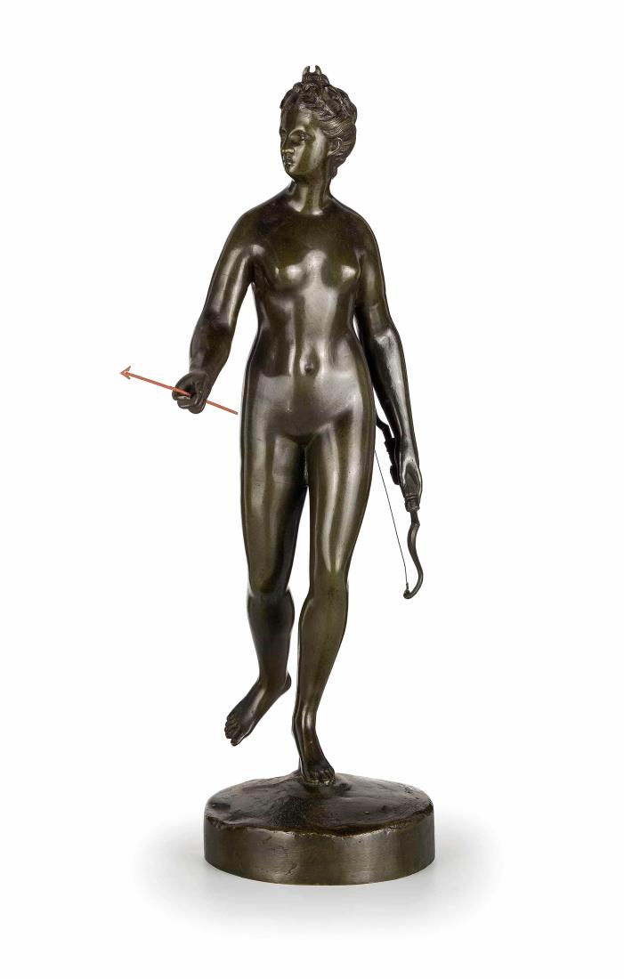 SCULTURA IN BRONZO A PATINA VERDE, XX (1 of 1)