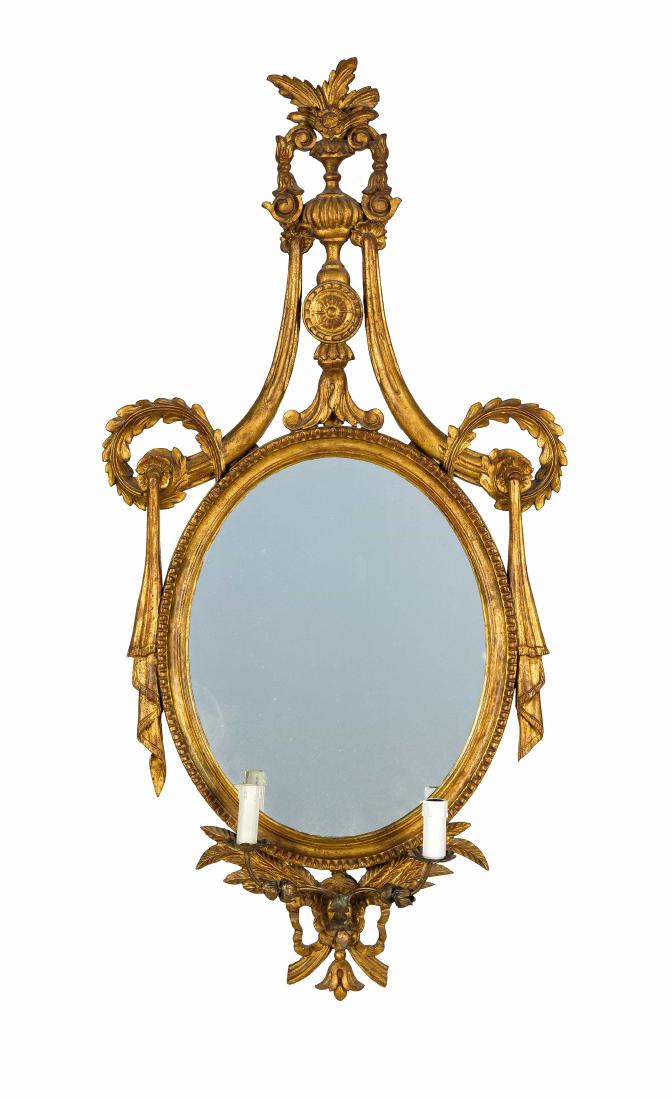 SPECCHIERA IN LEGNO INTAGLIATO E DORATO, XX SECOLO (1 of 1)