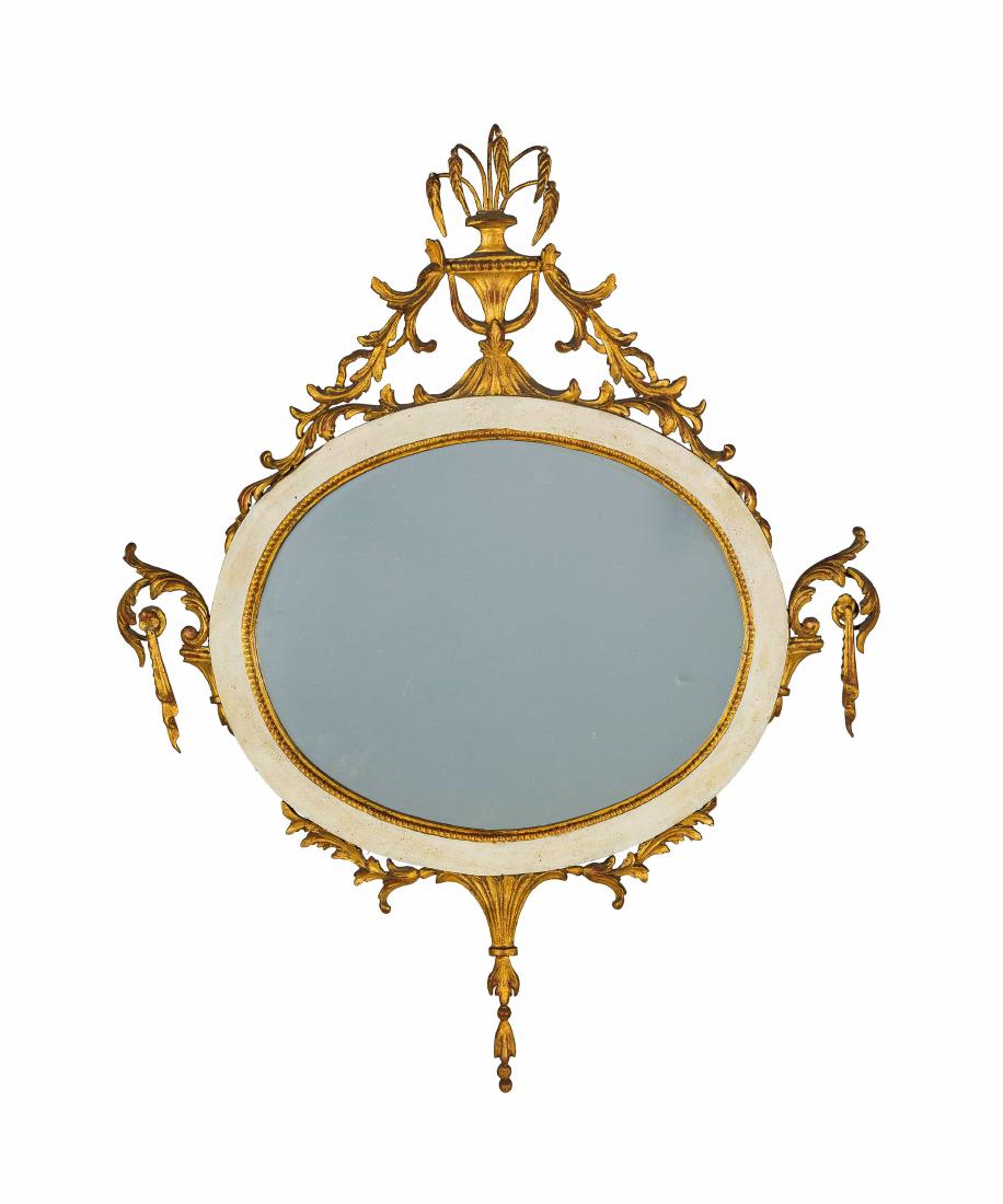 SPECCHIERA IN LEGNO INTAGLIATO E DORATO, (1 of 1)