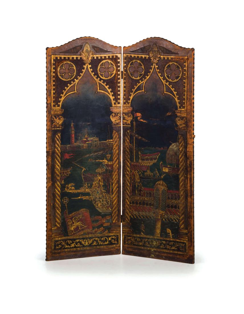 PARAVENTO IN CUOIO, XIX SECOLO (1 of 1)