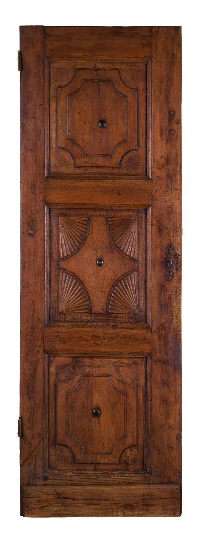 DUE ANTE IN LEGNO DI NOCE, PIEMONTE, XVIII-XIX SECOLO (1 of 2)