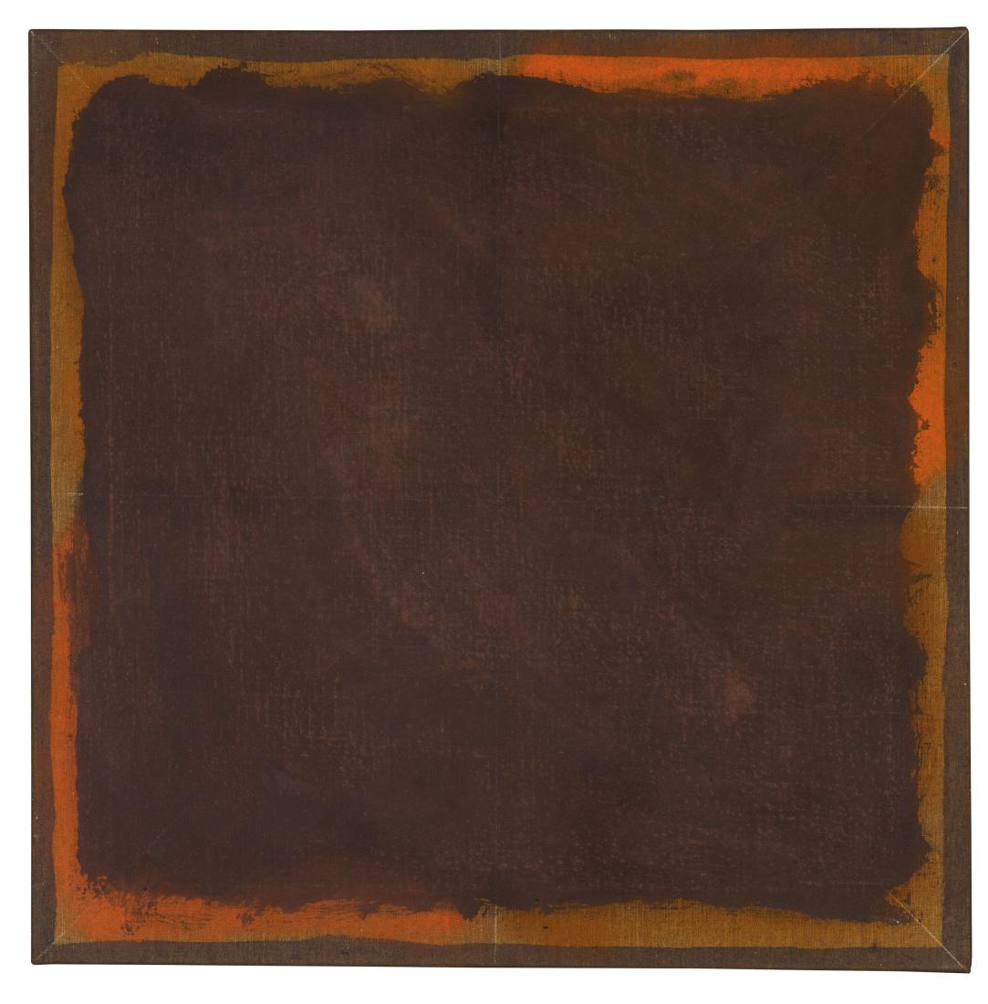 GIANCARLO BARGONI: Genova 1936 P, 1976 Tecnica mista su tela, cm 60 x 60 Firmato, datato e titolato sul retro Provenienza: Galleria Rotta, Genova Collezione VAF Stiftung, Francoforte sul Meno, nÃ1836 MART, Museo di Art