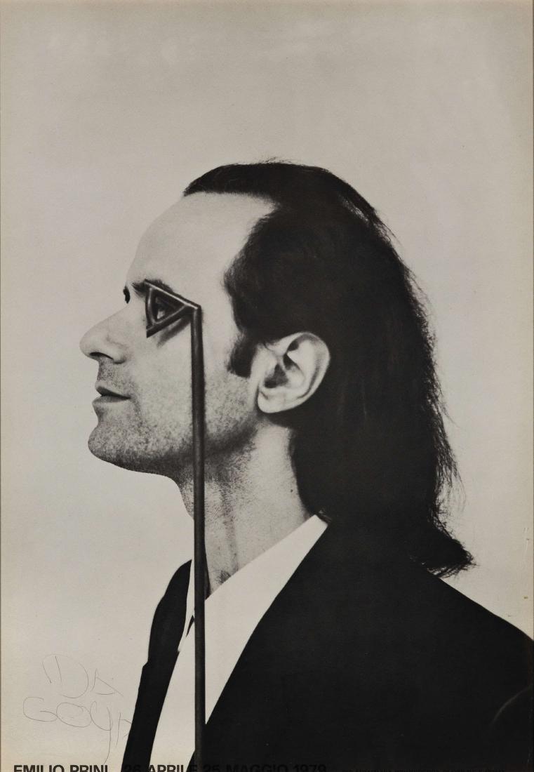 EMILIO PRINI: Stresa 1943 - Roma 2016 Da Goya, 1970 Stampa offset, cm 69 x 49 Titolato in basso a sinistra- firmato e titolato sul retro