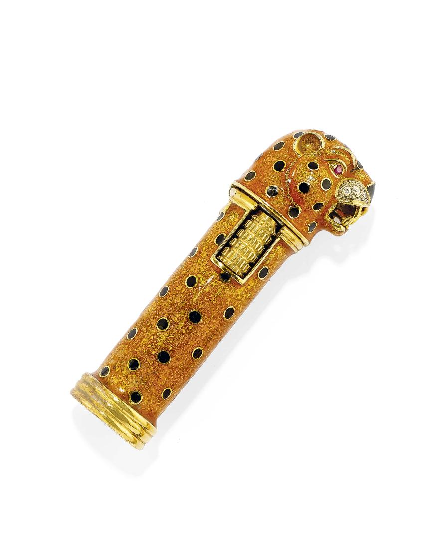 ACCENDINO IN ORO, SMALTI, RUBINI E DIAMANTI, FRASCAROLO (1 of 1)