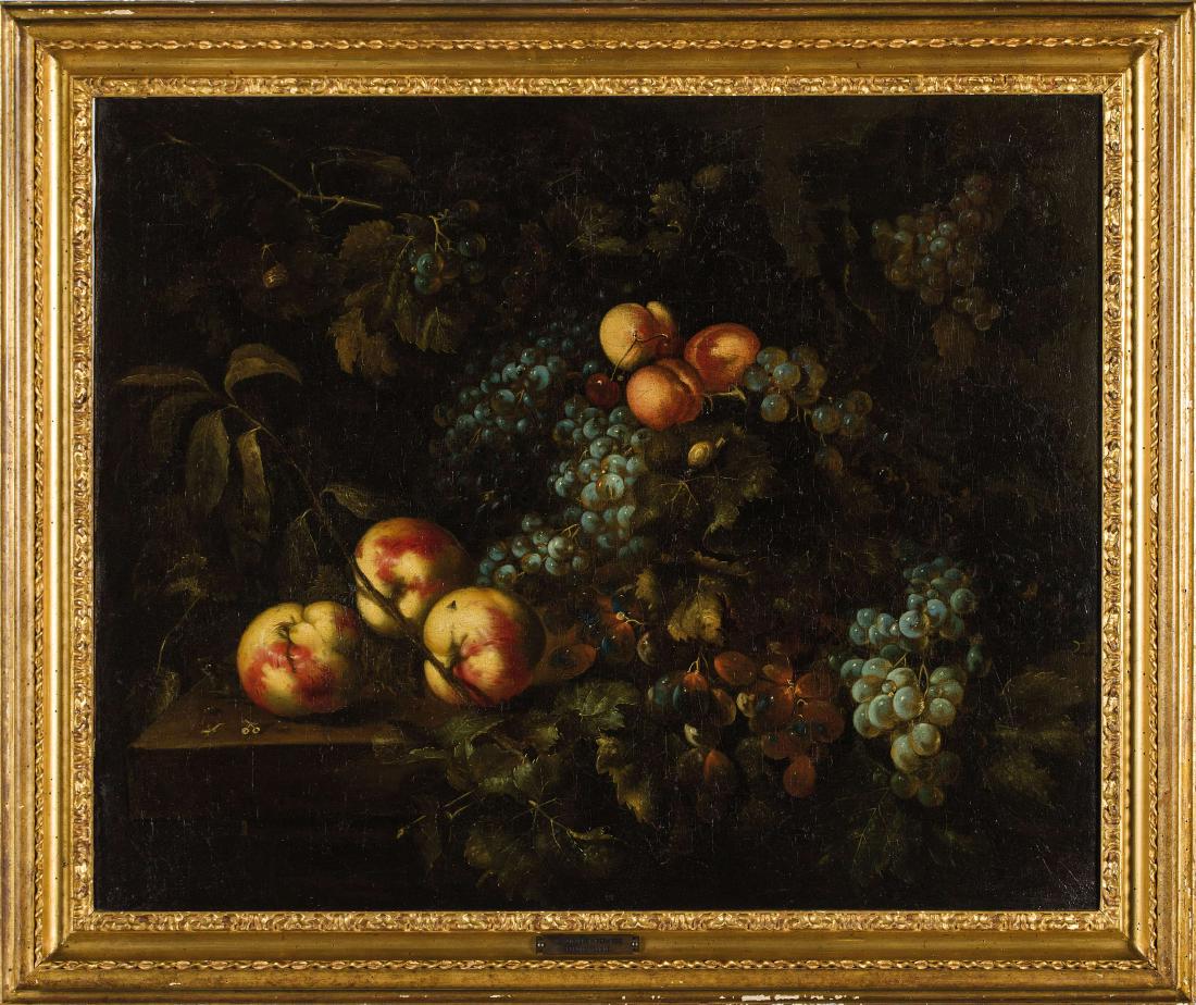 WILLEM VAN AELST (attr. a): (Delft, 1627 - Amsterdam, dopo il 1683) Natura morta Olio su tela, cm 64X77,5 Willem van Aelst si formÃ² nella bottega familiare a Delft e si specializzÃ² nel genere della natura morta. In giovani