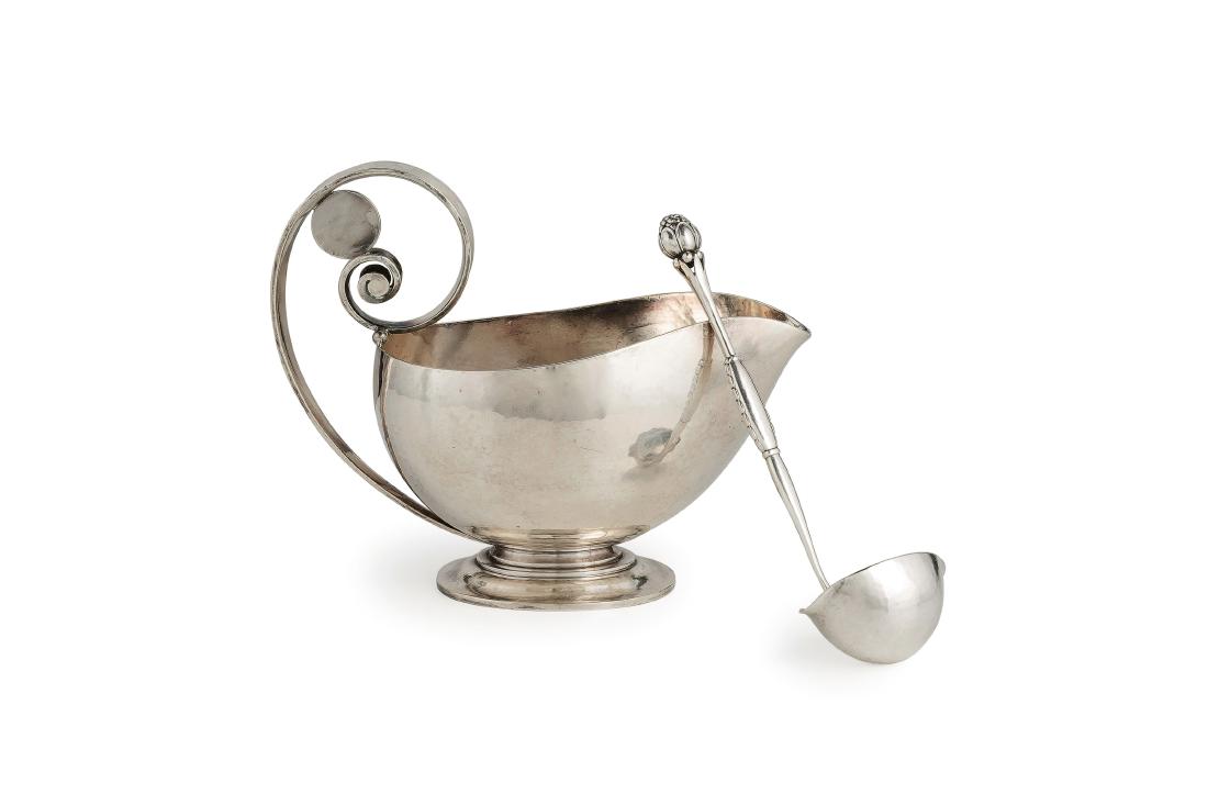 SALSIERA IN ARGENTO CON CUCCHIAIO, COPENHAGEN, XX (1 of 1)