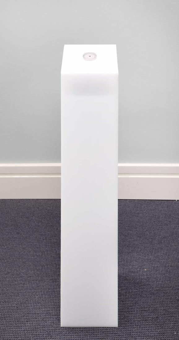 MARIO AIRO': Pavia 1961 Senza titolo, 2002 Plexiglass, bussola e agitatore magnetico a corrente, cm 86 x 17 x 17 Esemplare 1/3 L'opera Ã¨ accompagnata da un certificato di autenticitÃ firmato dall'artista