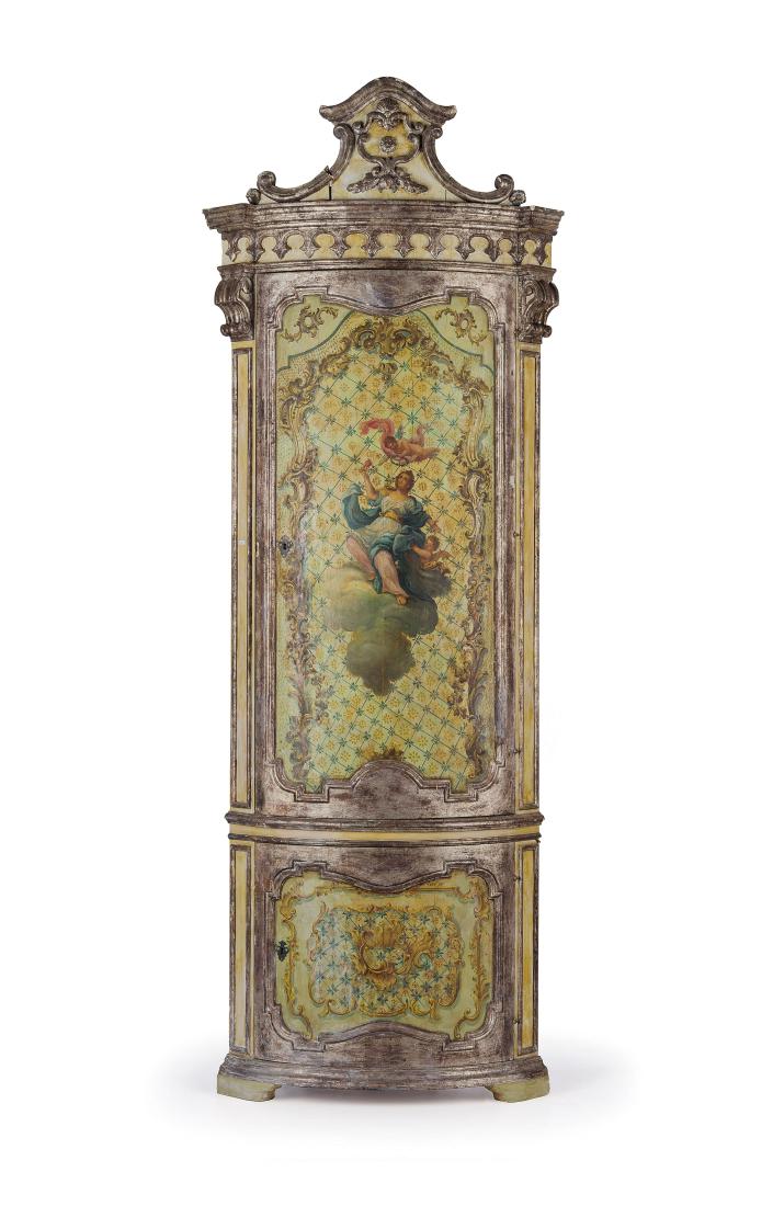 ANGOLIERA IN LEGNO LACCATO E DORATO, XX SECOLO (1 of 1)