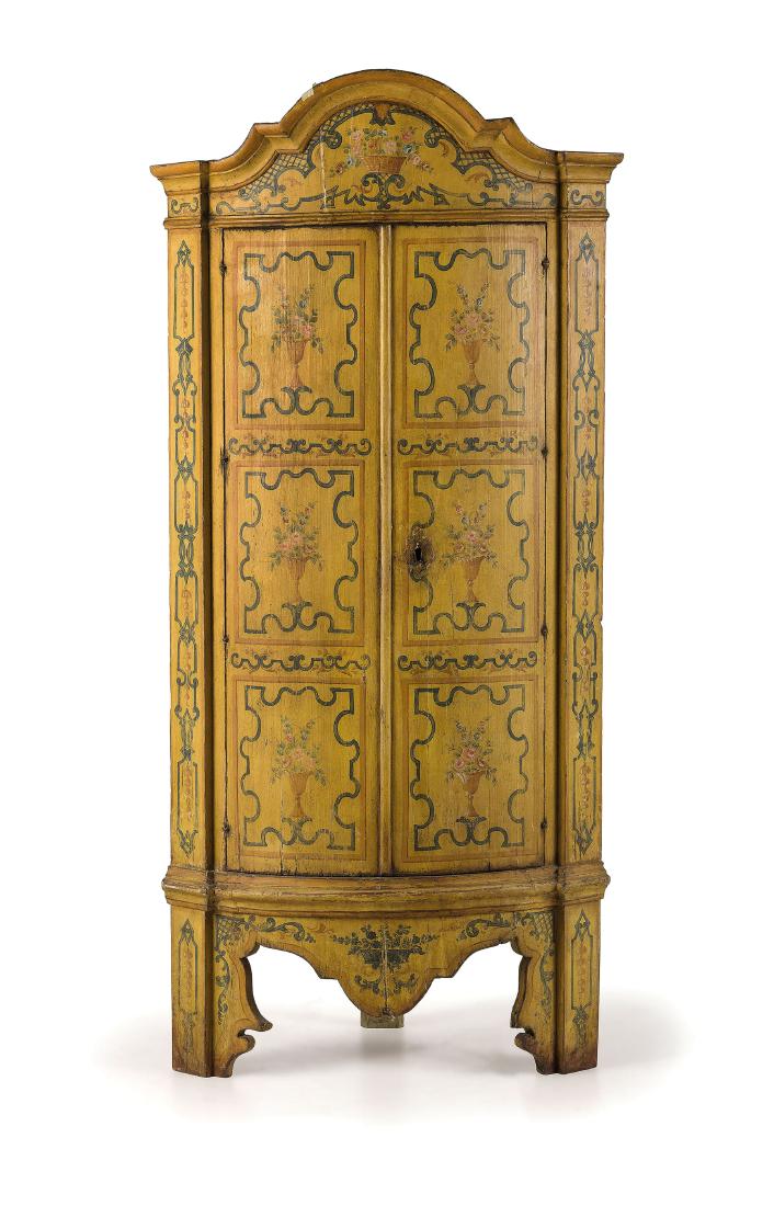 ANGOLIERA IN LEGNO LACCATO, XVIII-XIX SECOLO (1 of 1)