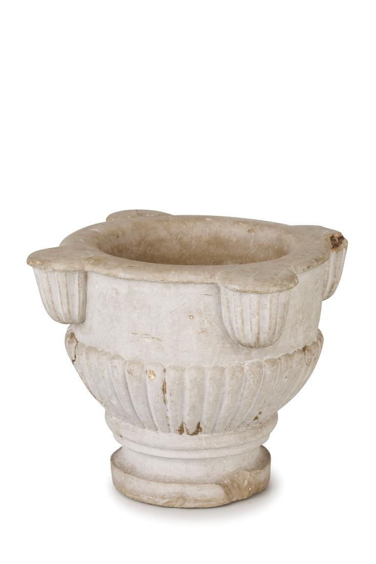 DUE MORTAI IN MARMO, XVIII-XIX SECOLO (1 of 1)