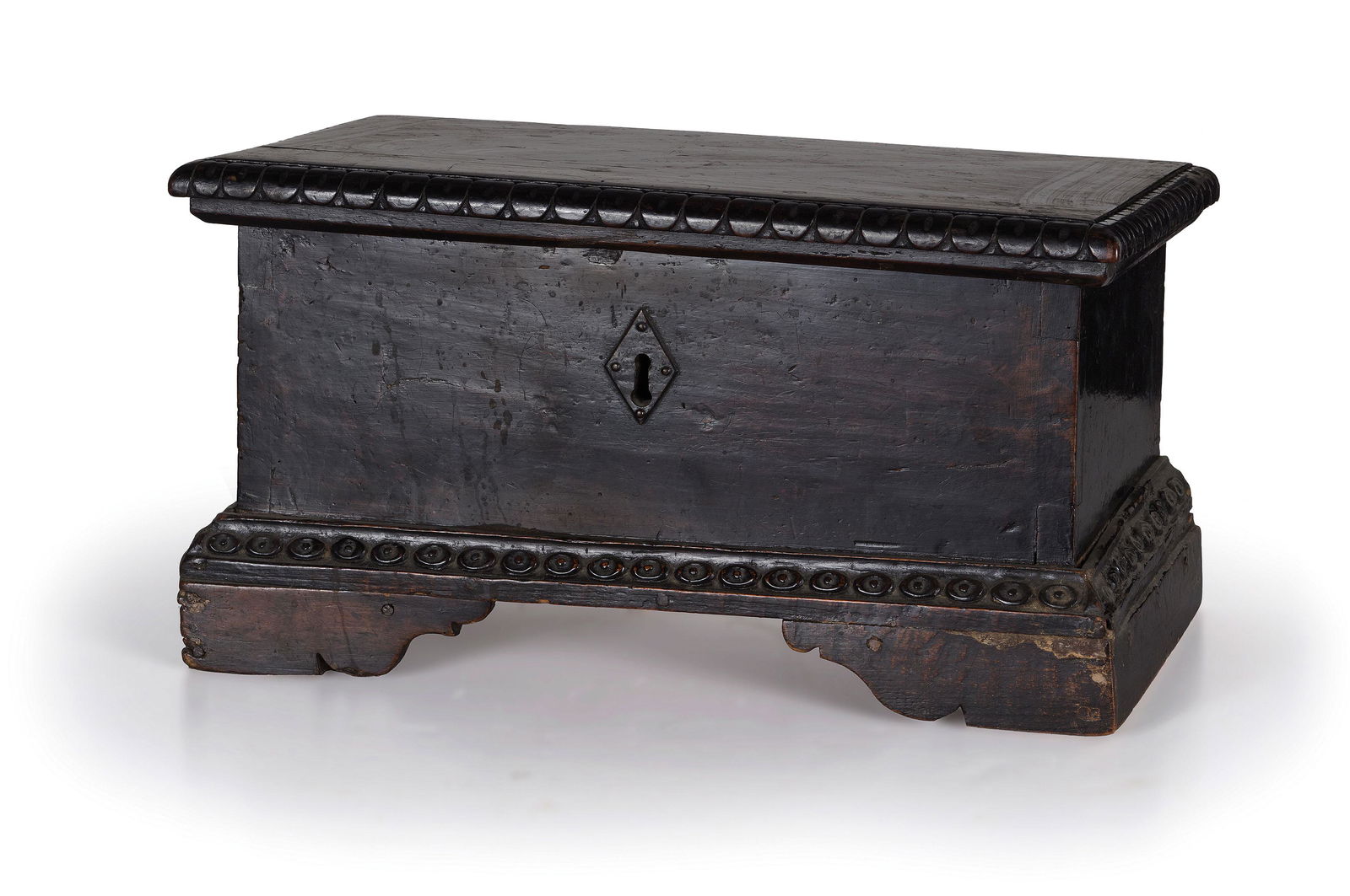 DUE MODELLI DI CASSAPANCA IN LEGNI VARI, XVIII SECOLO (1 of 2)